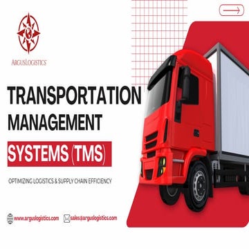 Transportation management system PPT | PPTX