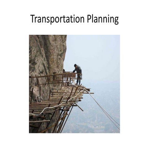 Transportation planning