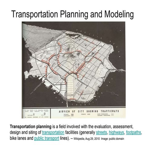 Transportation Planning Lecture.ppt | Travel
