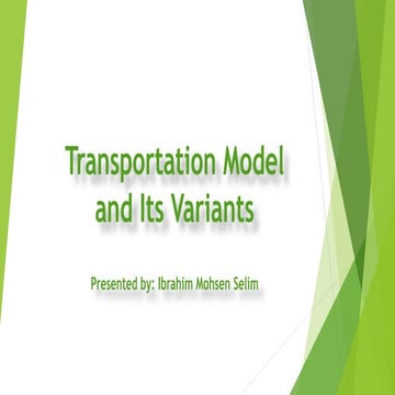 Transportation Model and Its Variants.pdf