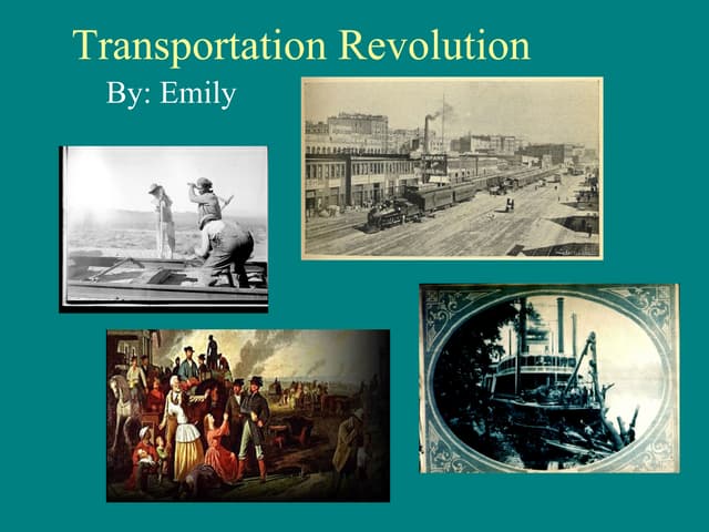 Transportation Revolution Ppt Transportation Revolution Ppt