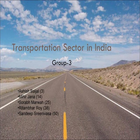 Transportation Sector India