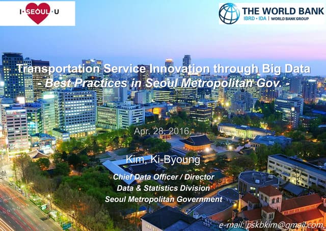 Transportation service innovation through big data 