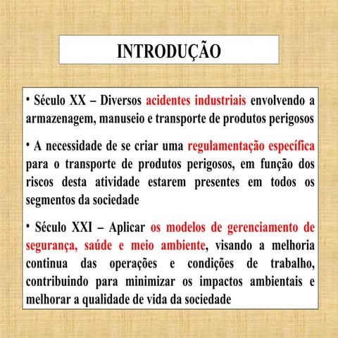 Transporte de produtos perigosos 1