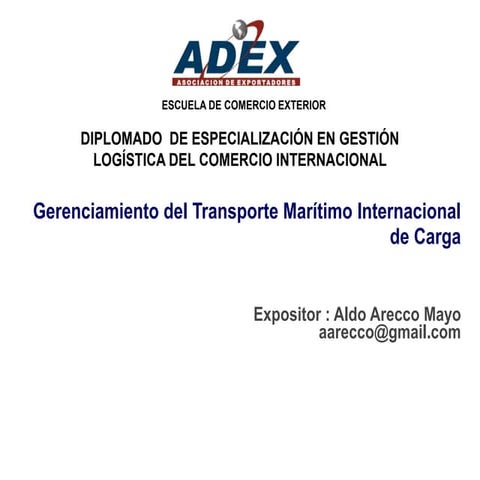 Transporte Maritimo