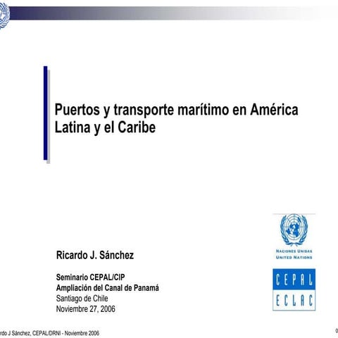 Transporte maritimo latinoamericano