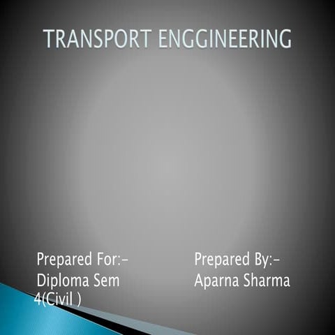 Transport enggineering