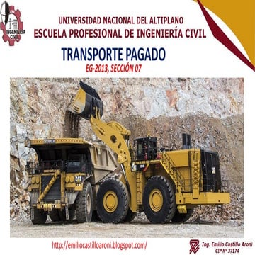 TRANSPORTE PAGADO