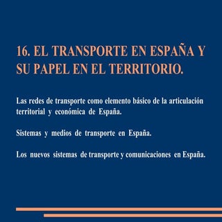 Tema 16 Los transportes
