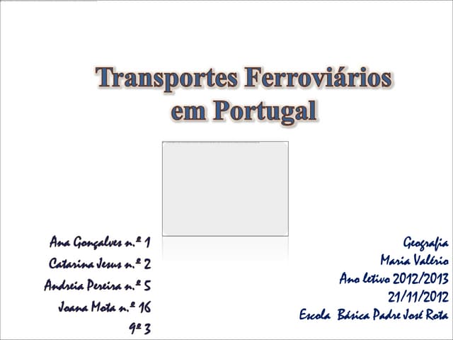 Transportes ferroviários em portugal