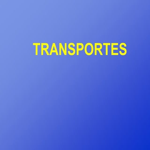 Transportes y turismo