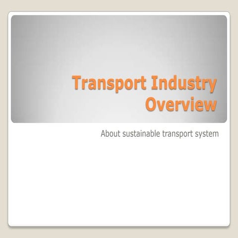 Transport  industry