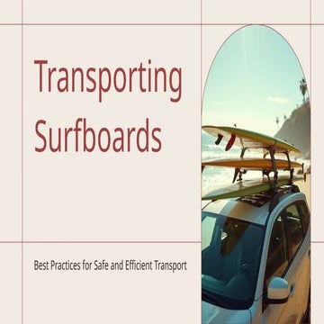 Transporting Surfboard like a pro with these tips