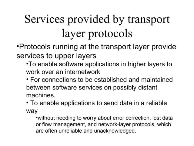Transport Layer