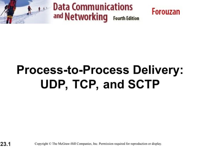 Computer Network - Transport Layer Services