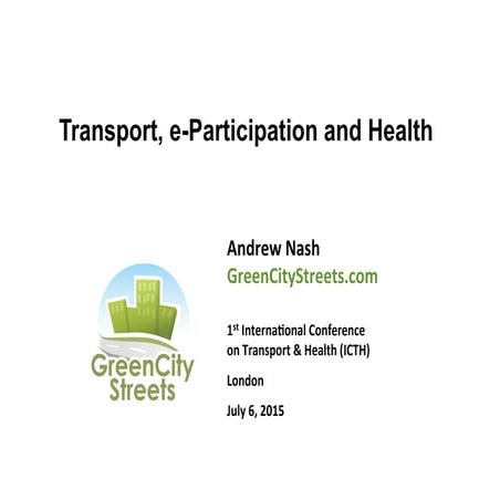Transport e-Participation and Health.pptx