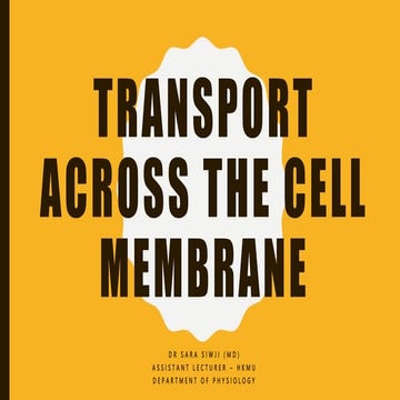 Transport through Cell membrane 2023.pptx