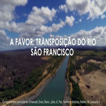 TRANSPOSIÇÃO RIO.pptx j | PPTX