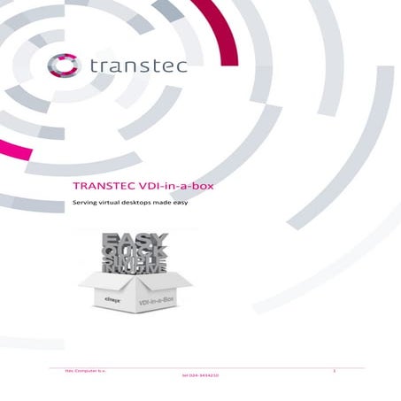 transtec vdi in-a-box