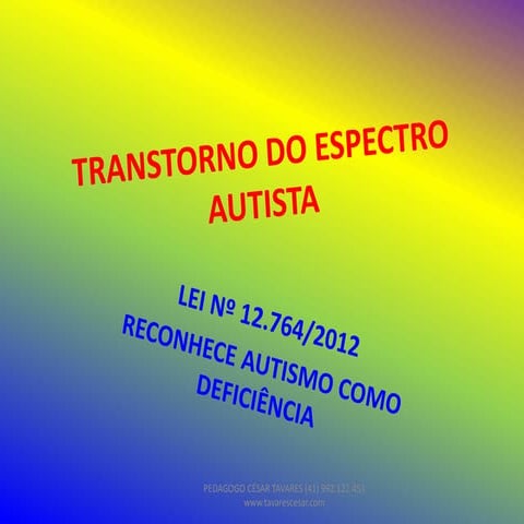 Transtorno do Espectro Autista