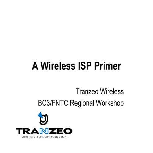Tranzeo%20 %20 Wireless%20 Isp%20 Primer