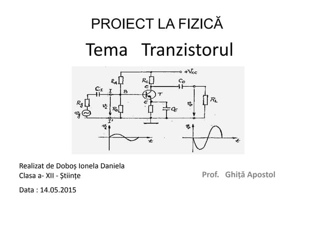 Tranzistorul referat