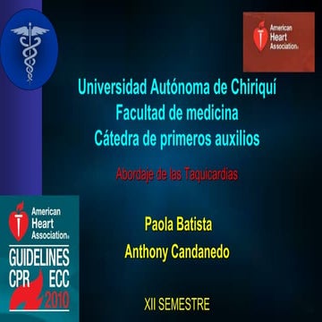 Abordaje de la Taquicardia / ACLS 