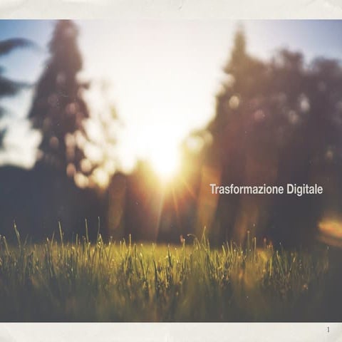 Trasformazione Digitale