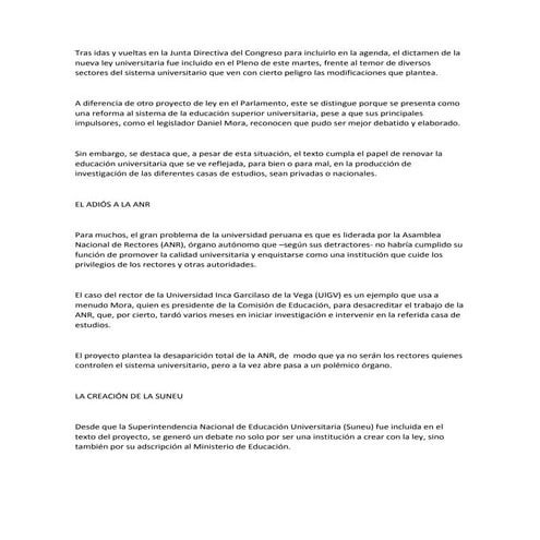 Tras idas y vueltas en la junta directiva del congreso para incluirlo en la a...