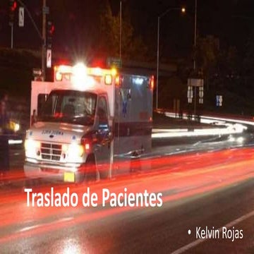Traslado de pacientes