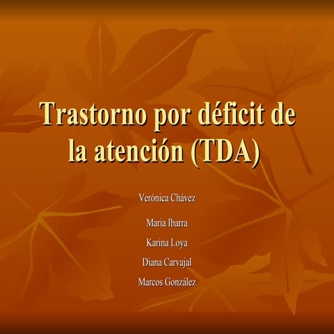 TDA | PPT