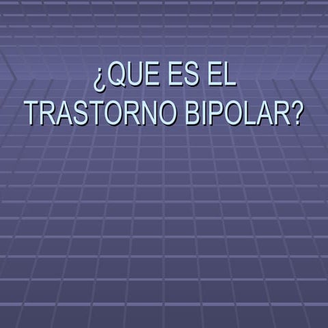 Trastorno bipolar
