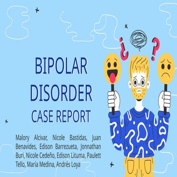 Comprehensive Case Report on Bipolar Disorder Diagnosis and Treatment ...
