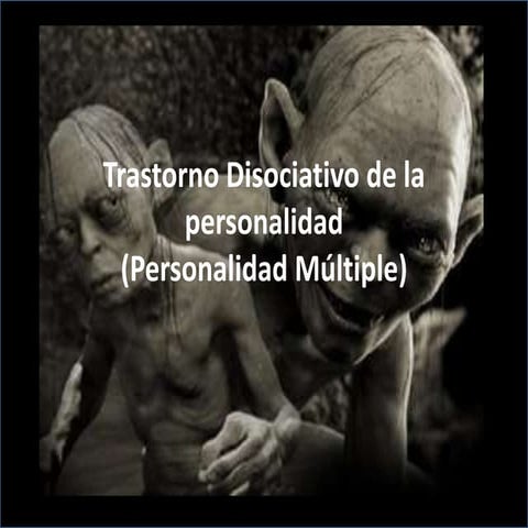 Trastorno disociativo de la personalidad