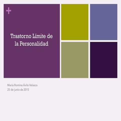 Trastorno Límite de Personalidad