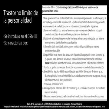 Trastorno limite e histrionico para medicina familiar