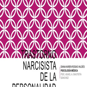 Trastorno narcisista de la personalidad 