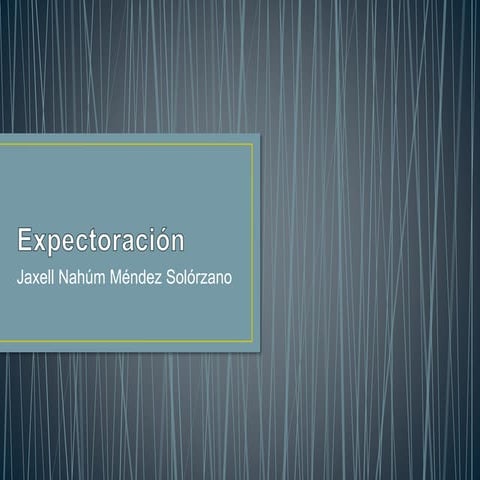 expectoracion