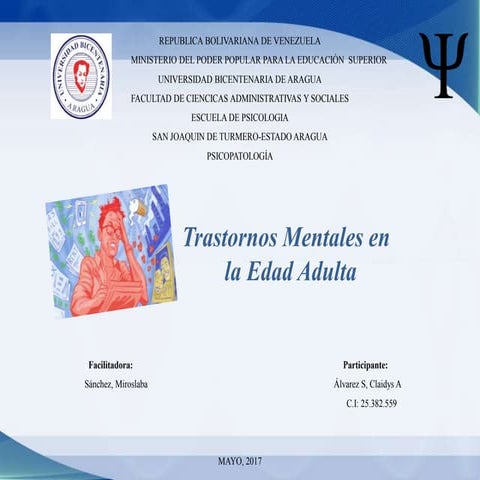 Trastornos edad adulta