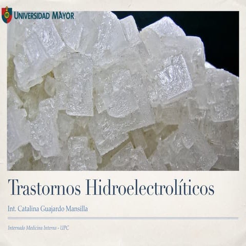 Trastornos Hidroelectroliticos