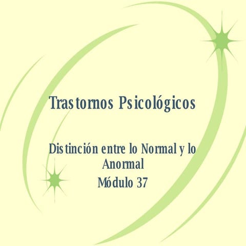 Trastornos Psicologicos