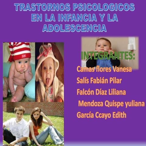Trastornos psicologicos en la infancia y la adolescencia (2)