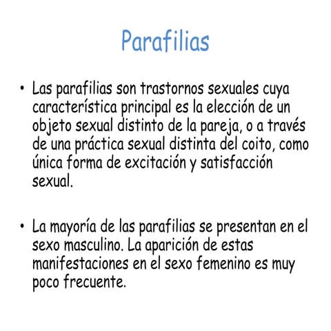 Trastornos psicoxesuales