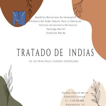 Tratado De  Indias - Urbanismo.pdf