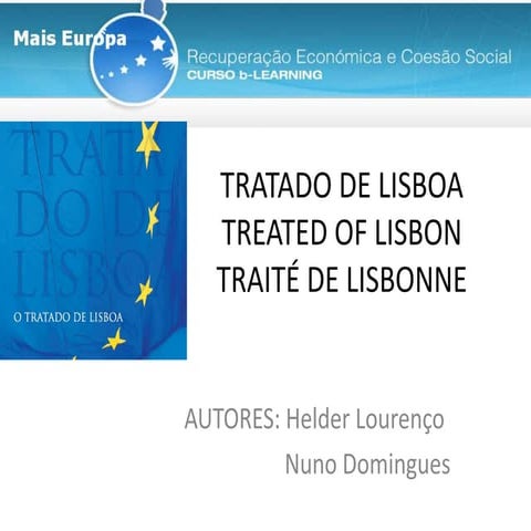 Tratado de lisboa grupo PPT
