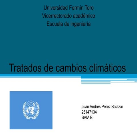 Tratados de cambios climáticos (1)