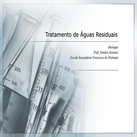 Tratamento De áGuas Residuais