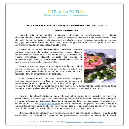 Tratamentul afectiunilor in medicina traditionala   imbatranirea III