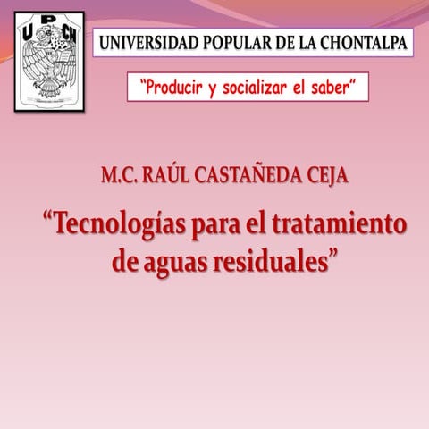 Tratamiento aerobico y anaerobico de aguas residuales