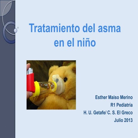 Tratamiento del asma el el niño